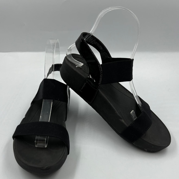 Bare Trap Gazelle Black Open Toe Sling Back Slip On Sandals Women's 7 M - Picture 10 of 10
